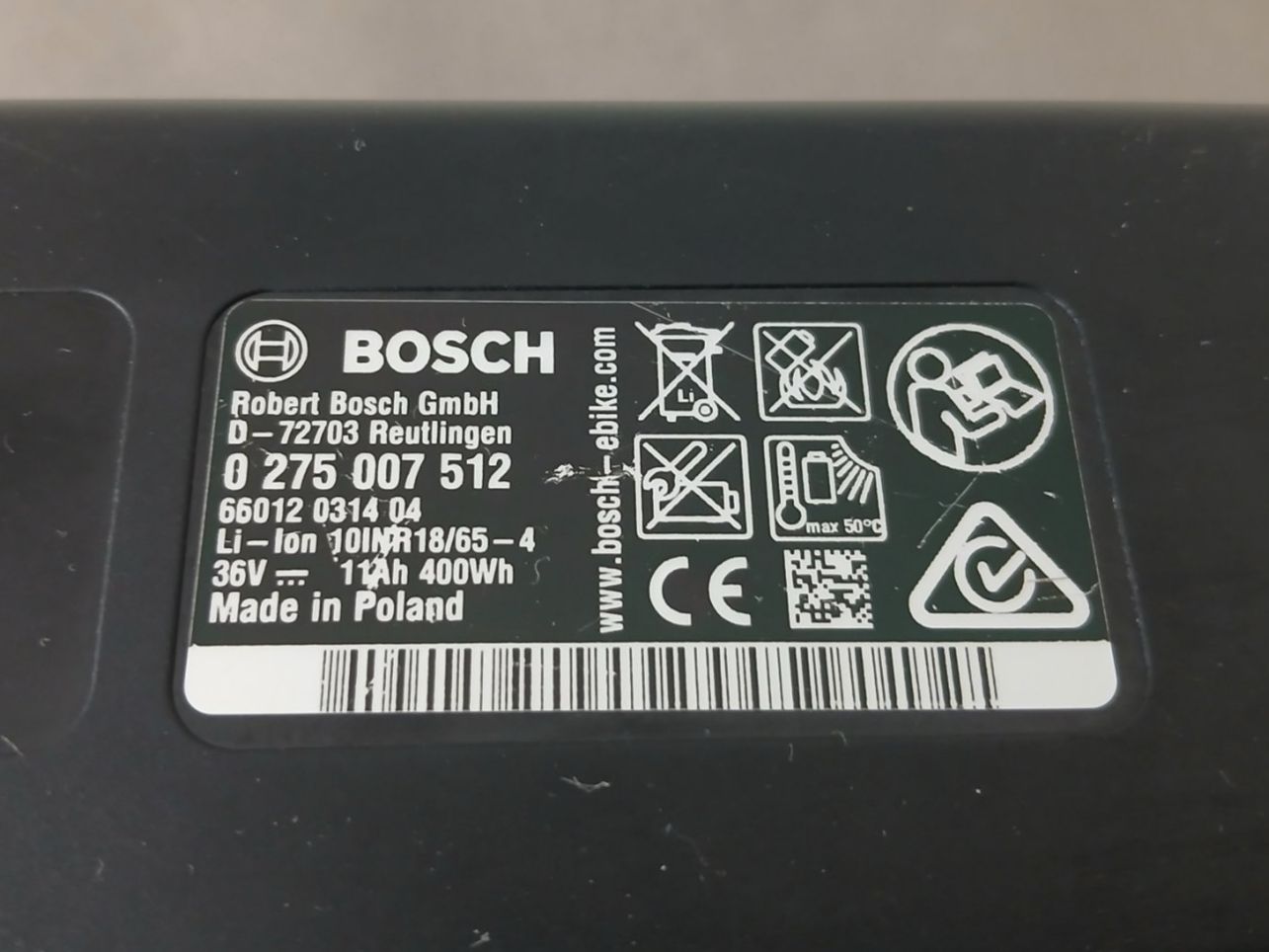 Bosch Batterie: Bosch Powerpack 400 mit 492Wh - inklusive Messbericht – Usato da Winterthur venduto da .-thx-. 9