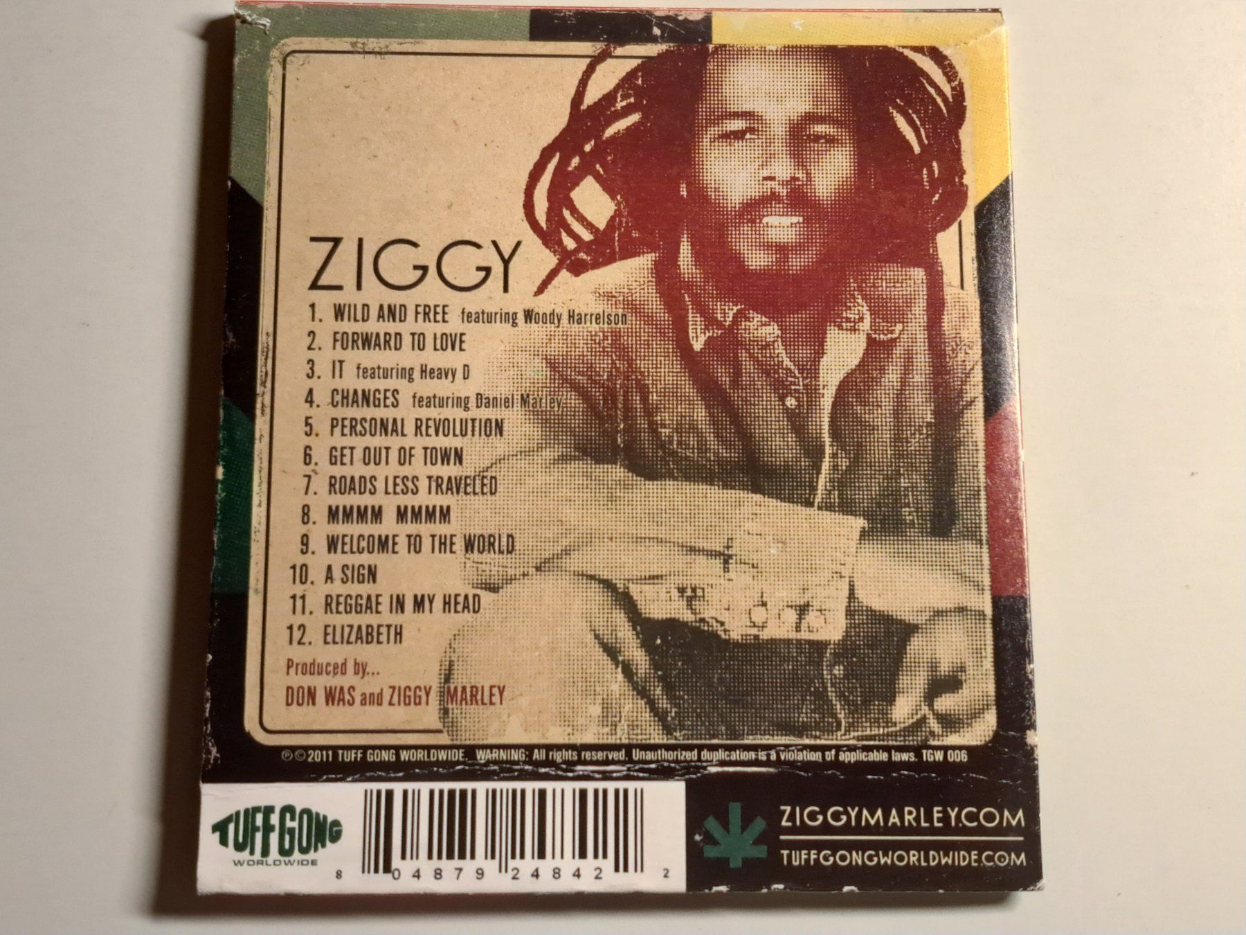 CDs: ZIGGY MARLEY - wild and free – Gebraucht aus Wichtrach von LuckyLuke69 2