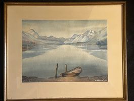 Th. Anselmi – Seeufer, 1930 signiert