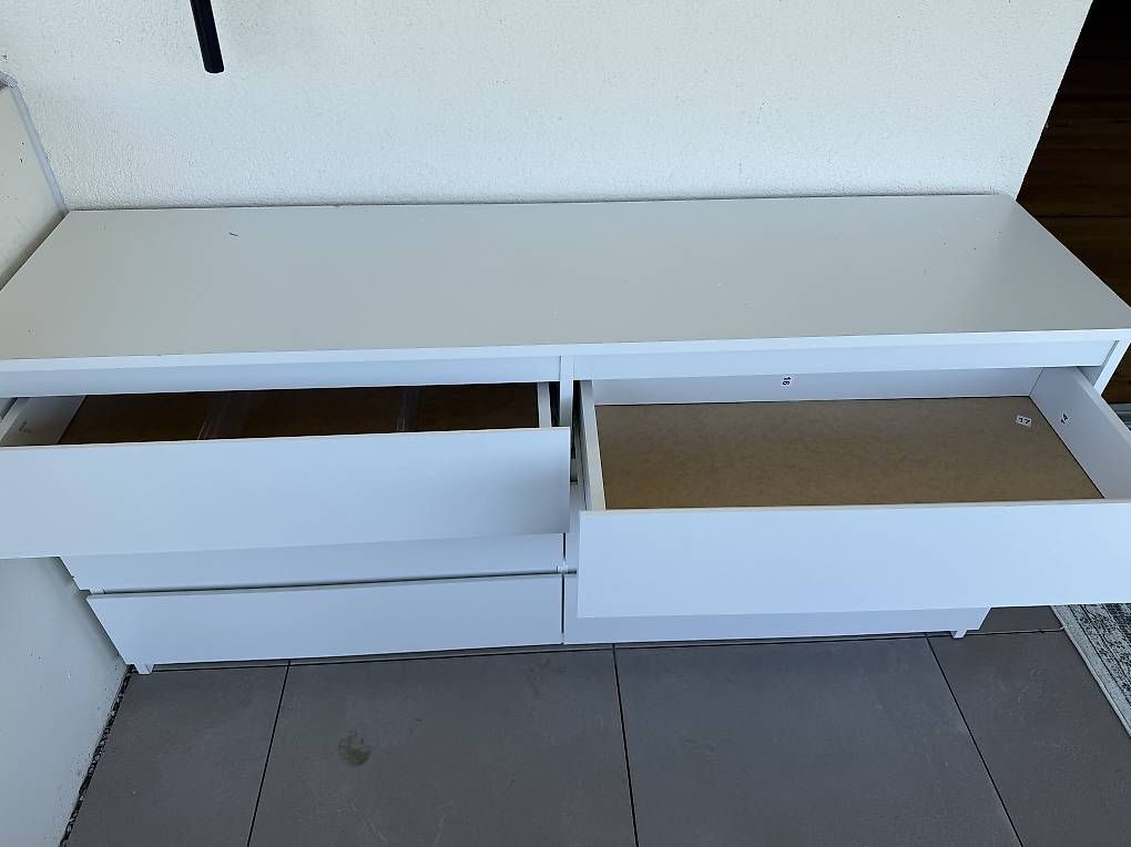 Kommode JYSK ? 3 Schubladen, weiss, 153?cm breit (Gebraucht) in Herzogenbuchsee für CHF 50 – nur Abholung auf Ricardo kaufen