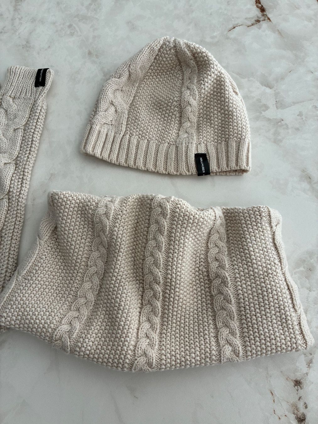 Hallhuber Kleiderpakete: Hallhuber 3-teiliges Strick-Set beige – Neu (gemäss Beschreibung) aus St. Gallen von Fisch79 1