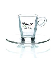Caffè Toraldo Espresso Tassen aus Glas - 6Stk.