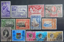 Hong Kong British ex. Kat. 165-195 gest. 1941/62