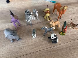 Spielzeugtiere Konvolut verschiedene Tiere guter Zustand