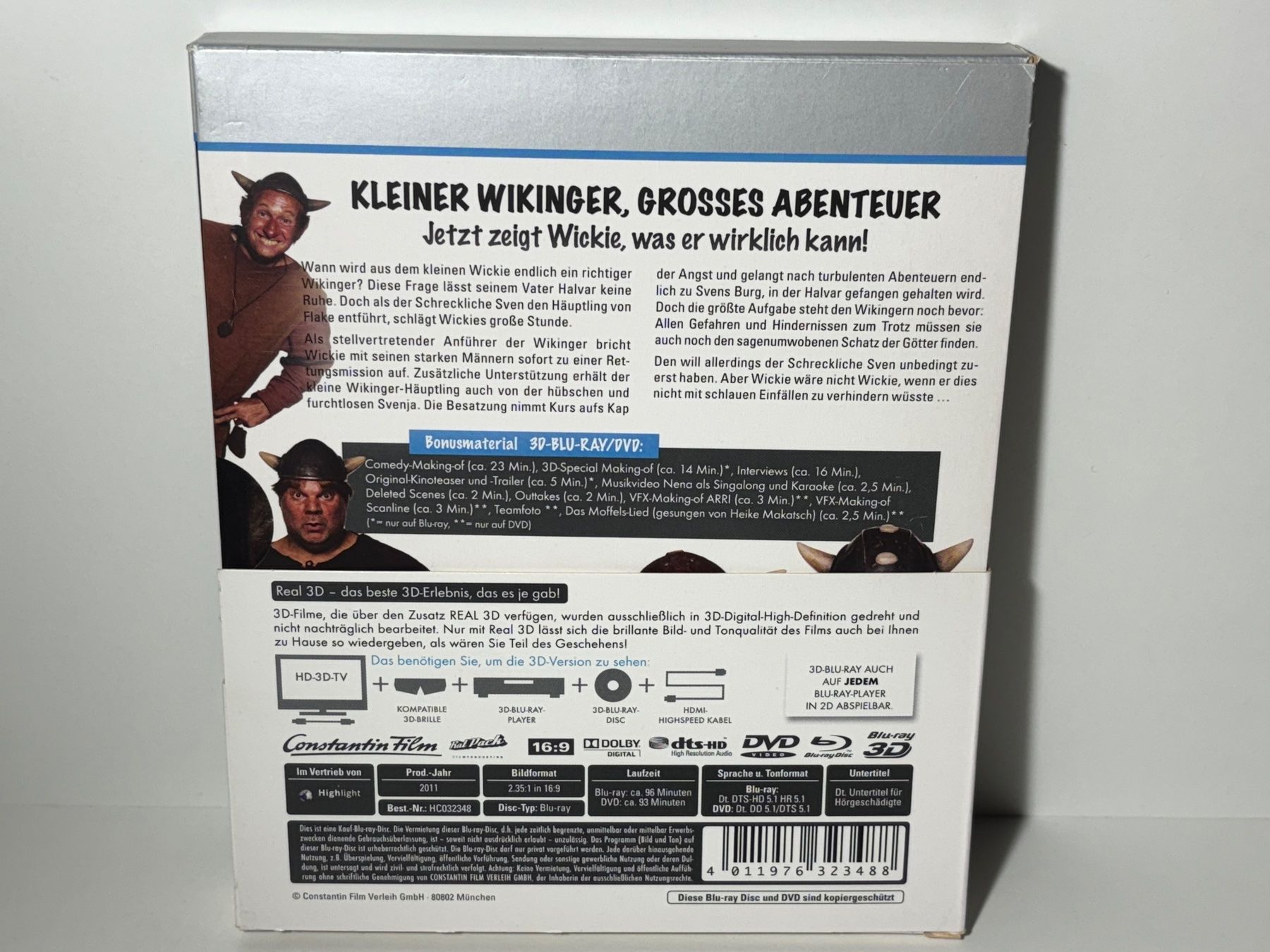 Alle DVDs: Wickie auf grosser Fahrt Blu Ray 3D – Gebraucht aus Wilderswil von Sstriker 1