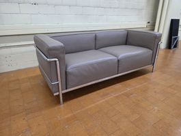 Original Cassina LC3 Sofa Le Corbusier Leder