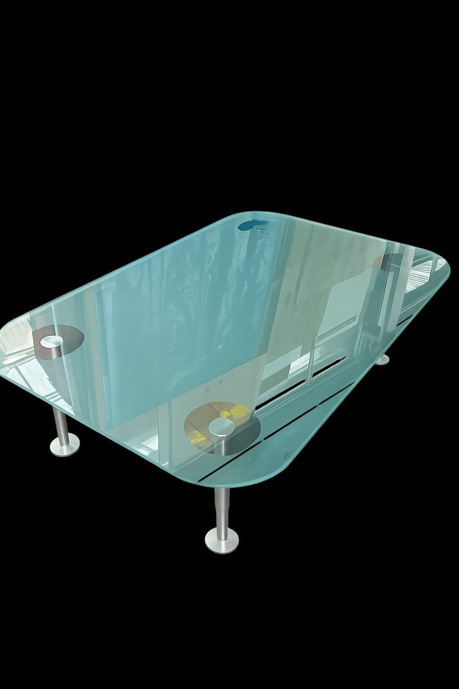Tables: Rolf Benz Glas Couchtisch – D'occasion à Kägiswil par Megafi56