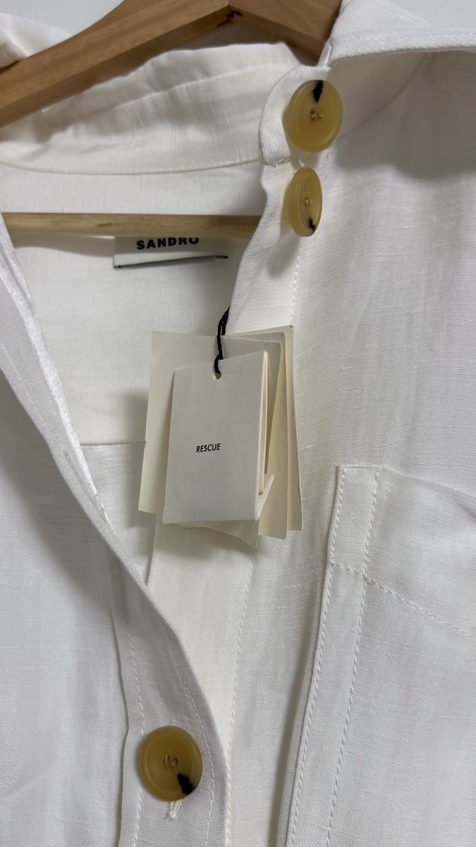 Sandro Vestiti: Robe Sandro Taille 36 Ecru Neuve avec etiquette – Usato da Cham venduto da Ezhdoll 2
