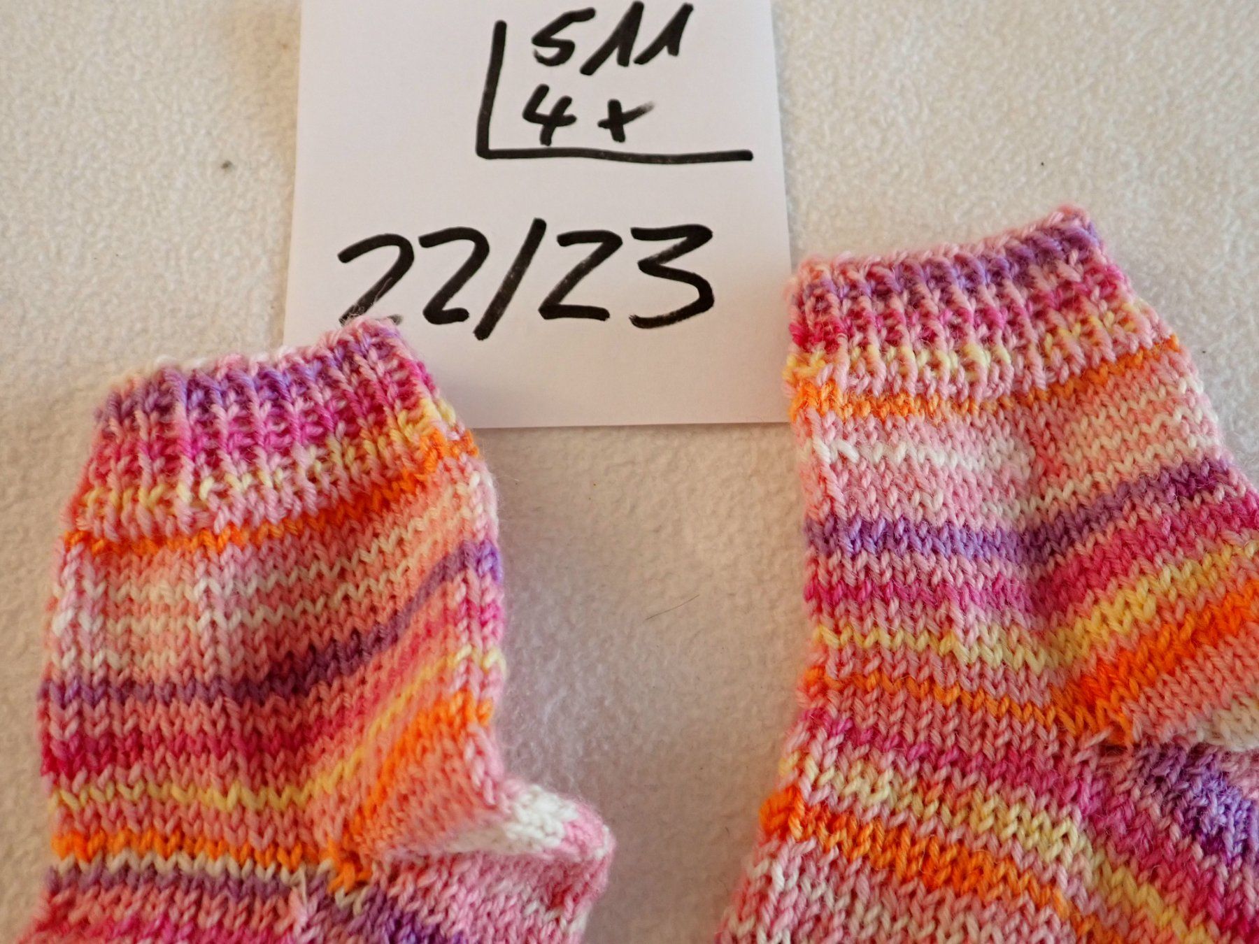 Calze per bambini: Handgestrickte Kindersocken Gr.22-23  (511) – Nuovo e nell'imballaggio originale da neuenhof venduto da Caterchen 1