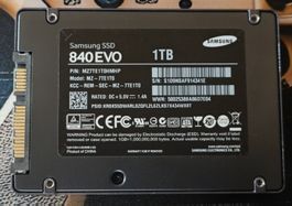 Samsung SSD 840 EVO 1TB - Schnell & Verlässlich