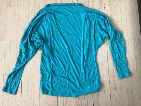 Stilloberteil blau