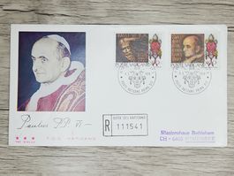 CL05 Enveloppe + Timbre Poste Vaticane 1978