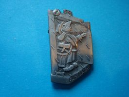 Plakette 1944 Zink