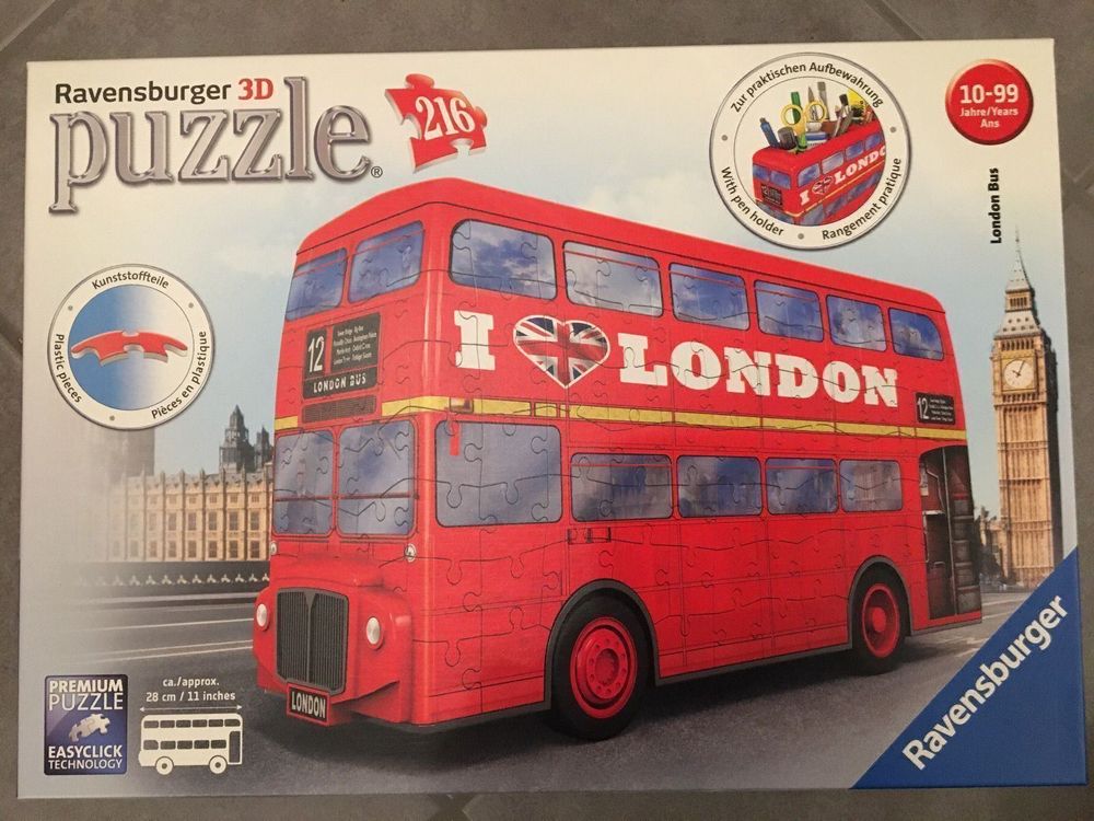 Ravensburger 3D Puzzle London Bus (Gebraucht) in für CHF 15 – mit ...