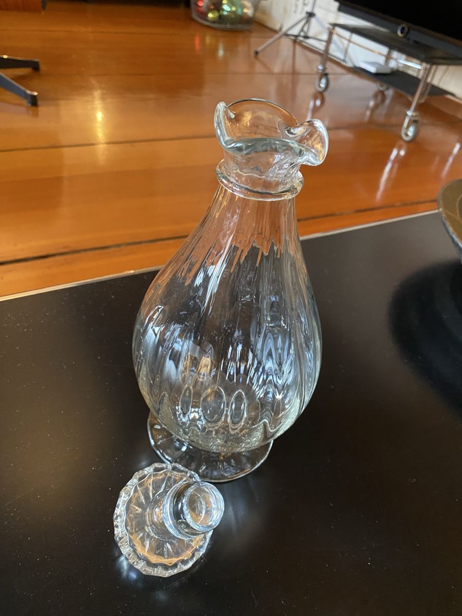Caraffe: Alte Likörkaraffe mit Originalverschluss – Usato da Basel venduto da Stedan57 1