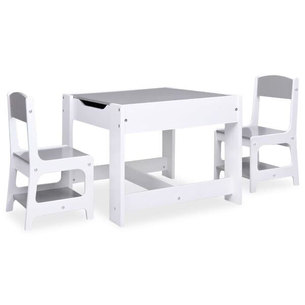 Tischset: Table pour enfants avec 2 chaises Blanc MDF – Neu und originalverpackt aus Palézieux von bantouklan1 1