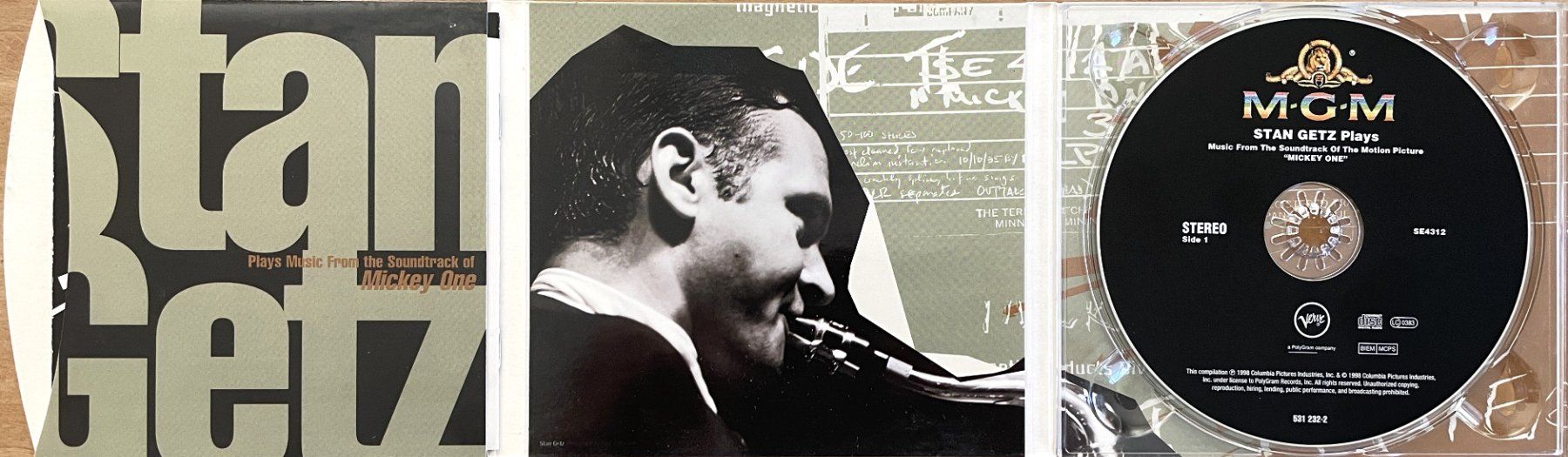 CDs: Stan Getz CD Digipack - Plays Music From "Mickey One" – Gebraucht aus Savagnier von Ne2065 1