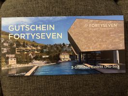 3 Stunden Eintritt FORTYSEVEN Wellness Therme Baden