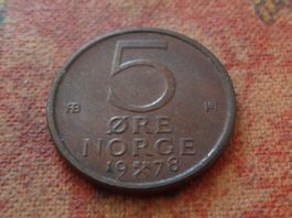 NORVEGE  5  ORE  1978