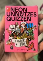 Neon unnützes Quizzen - Länder & Leute, neuwertig