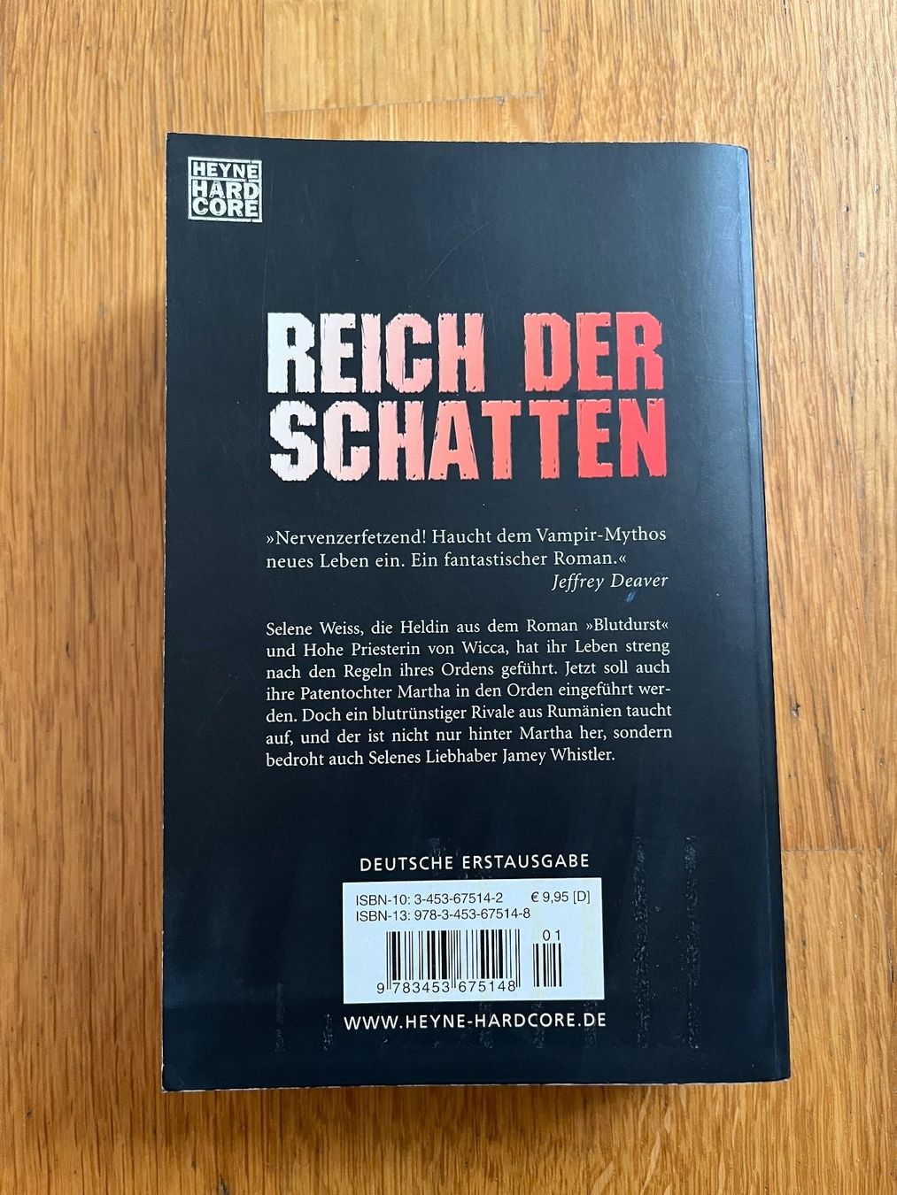 Libri: Taschenbuch "Reich der Schatten", Jonathan Nasaw – Usato da Grosswangen venduto da Vita500 1