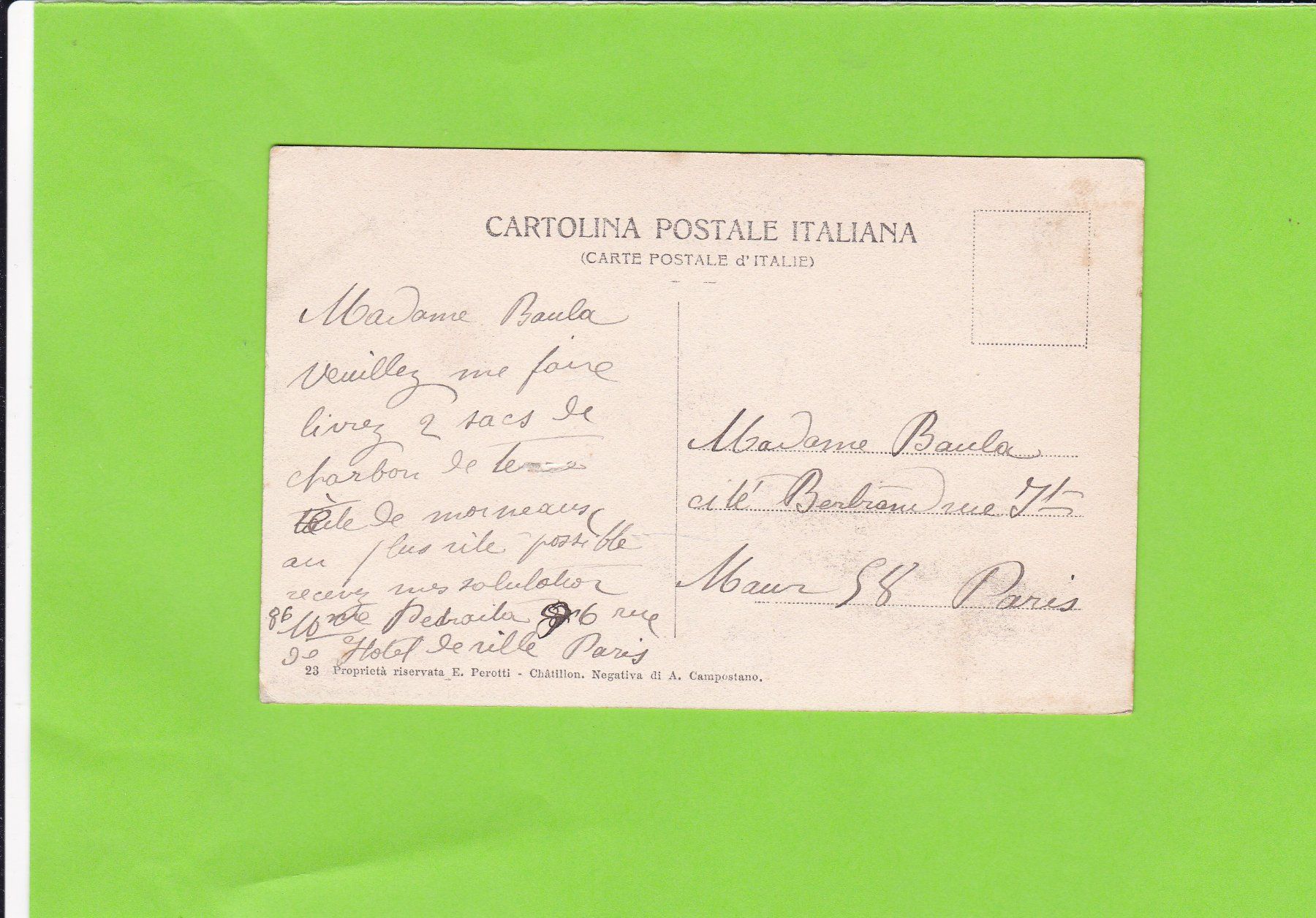 Cartoline postali: Chalet et le Cervin – Usato da St. Peterzell venduto da neckertal 1