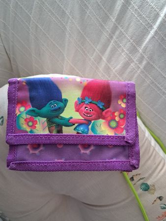 Geldbörse Trolls Motiv Kinder lila guter Zustand