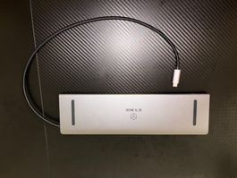 USB-C Dockingstation Icy Box silber