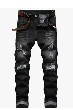 Herren Jeans Schwarz