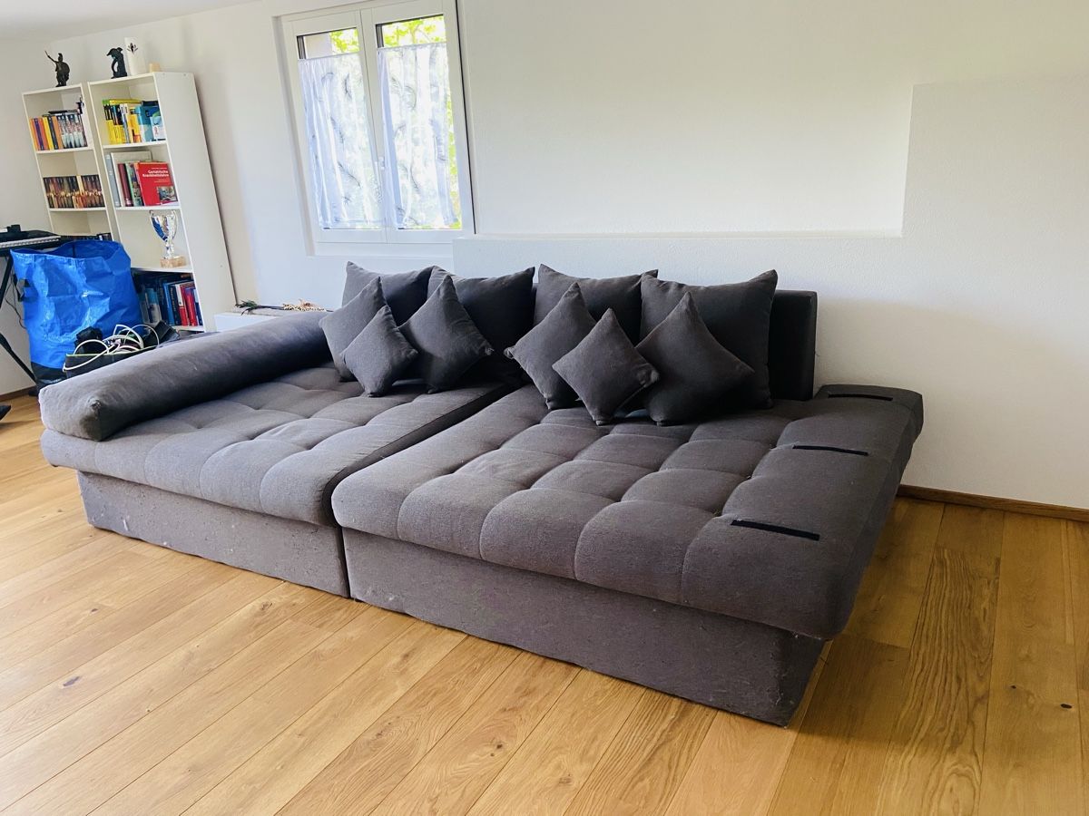 Divani: Gemütliche Sofa in Dunkelgrau – Usato da Oberterzen venduto da kal_8y8t 3