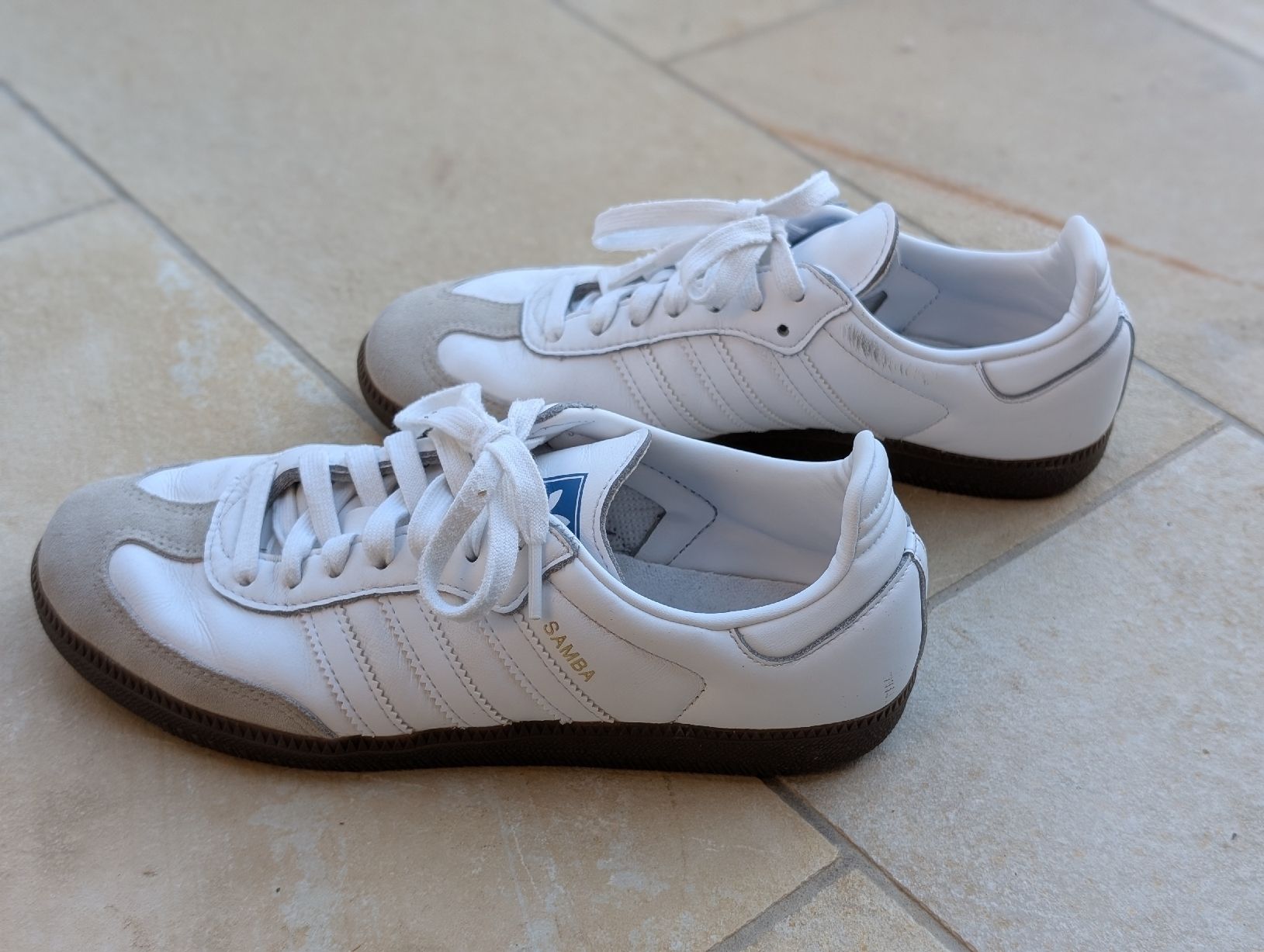 Adidas Scarpe da donna: Adidas Samba, Grösse 38 2/3, all white – Usato da Neuhausen venduto da katschii 2