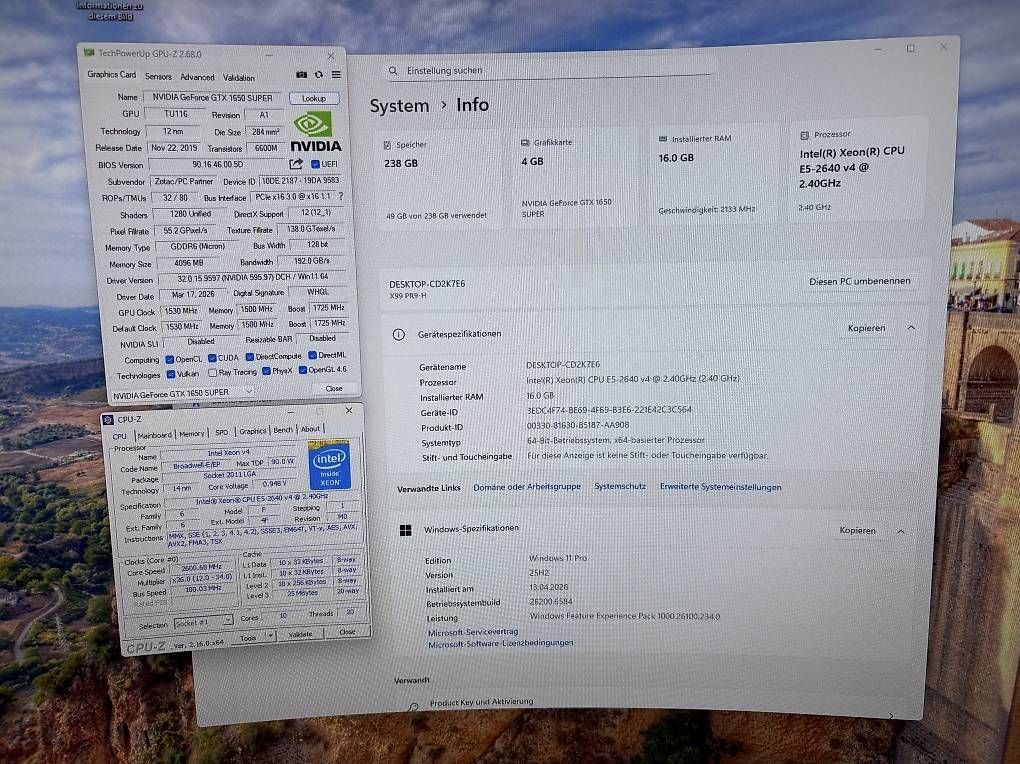 PC: Gaming PC Intel Xeon E5-2640 v4 16GB RAM – Usato da Trogen venduto da on8airsauerstoff 1