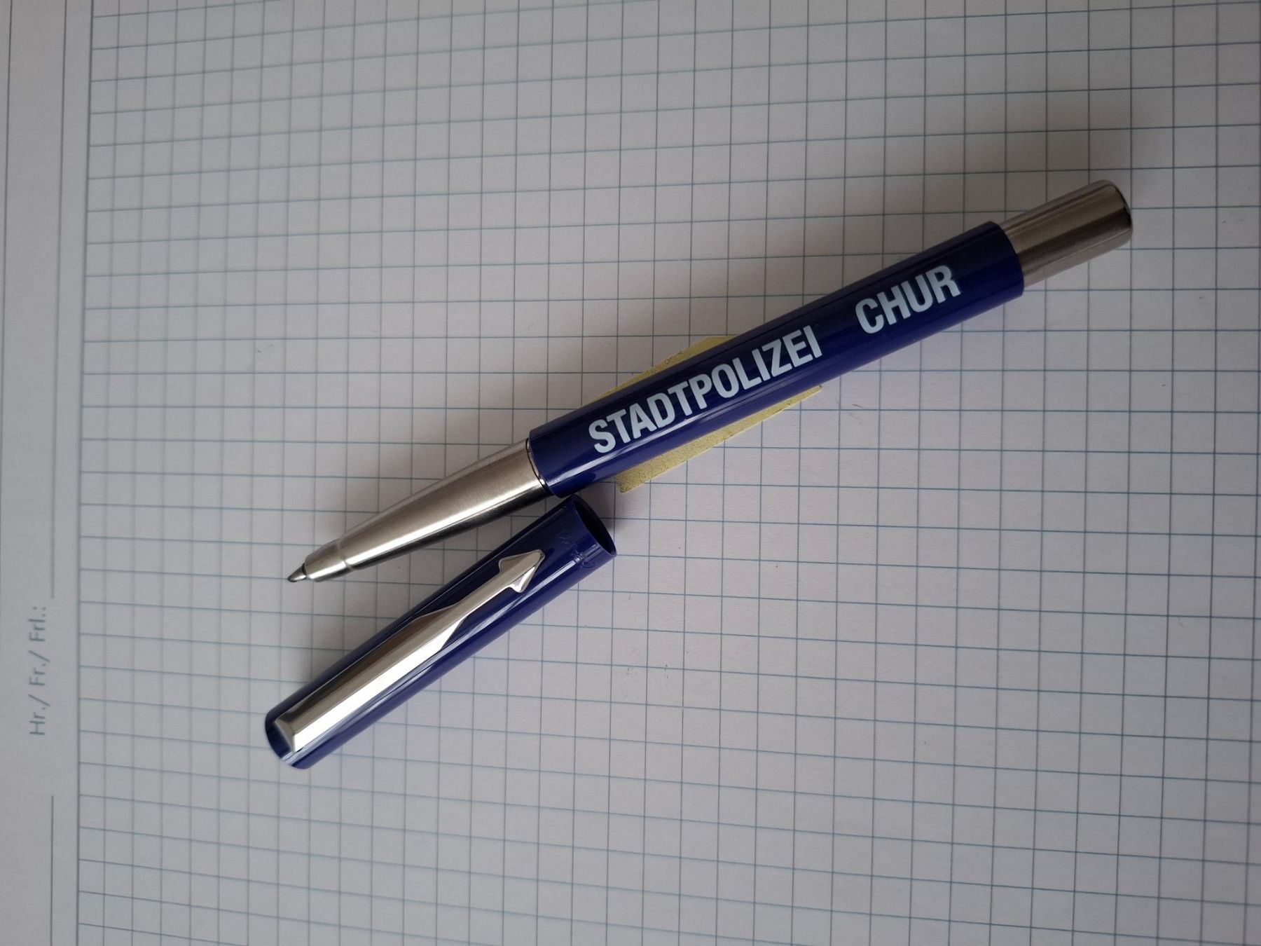 Parker Penna & Evidenziatori: Vintage, PARKER Roller, Stadtpolizei Chur – Nuovo (secondo la descrizione) da Niedergösgen venduto da Johny10 3