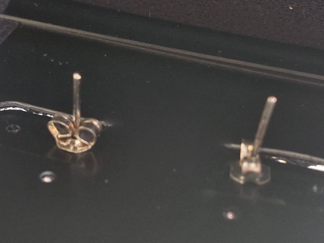 Ohrringe & -stecker: Vintage Ohrstecker gross, Japan – Neu (gemäss Beschreibung) aus Münchenbuchsee von babilibern 2
