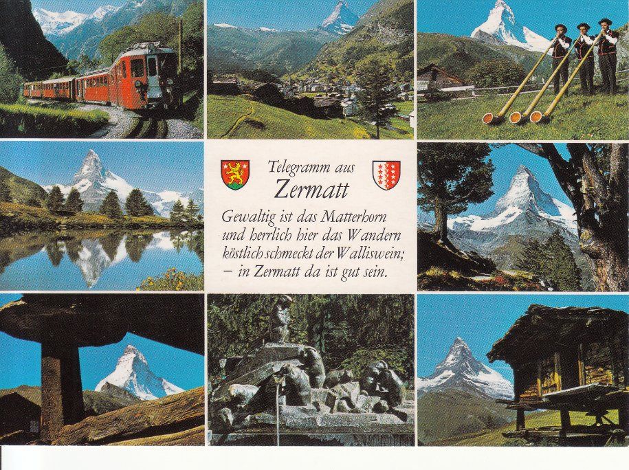 Cartoline postali: Zermatt ca. 1975 – Usato da Bürglen TG venduto da StampGraf