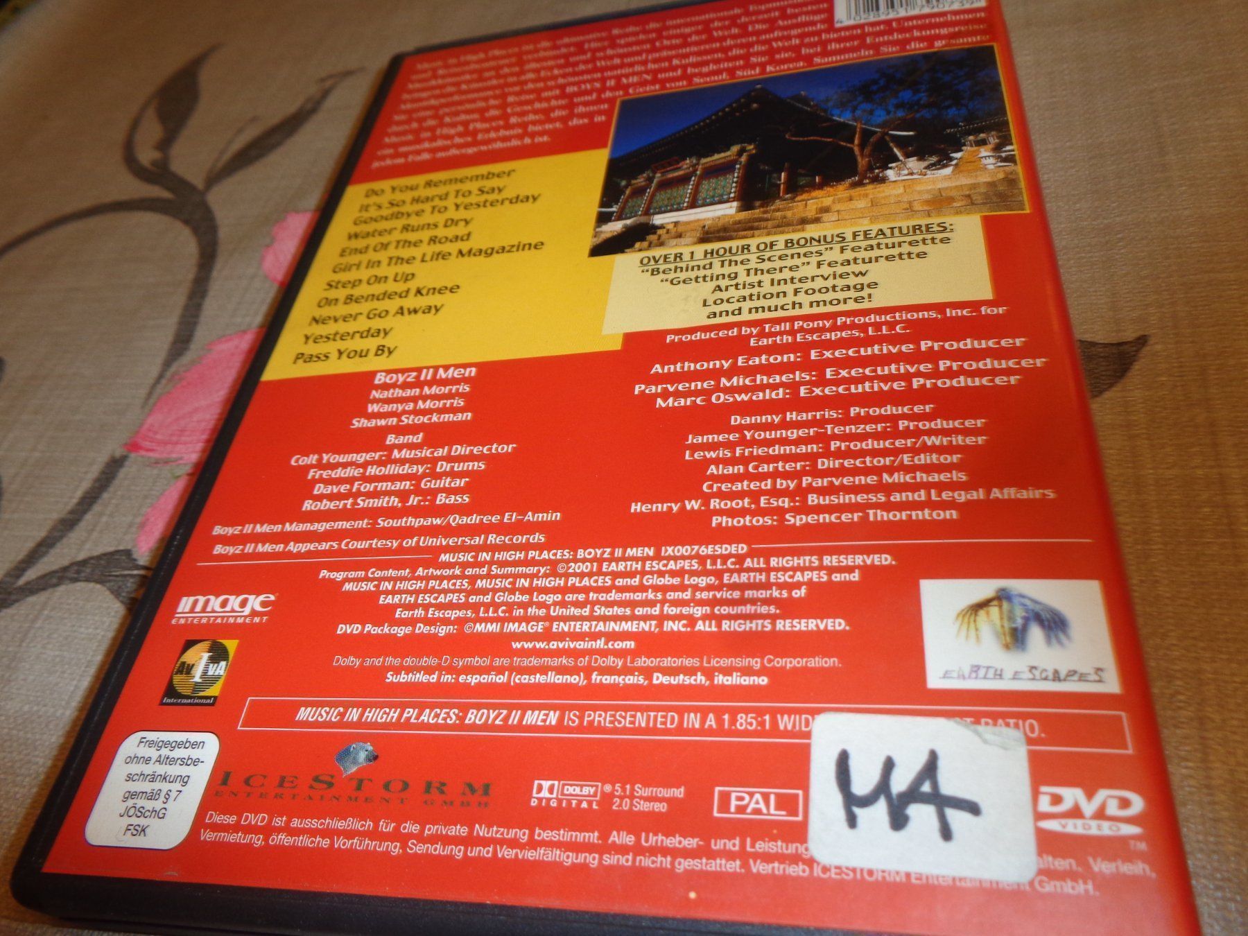 Tutti i DVDs: Boyz II Men - DVD – Usato da Olten venduto da Disc-Verkauf 2