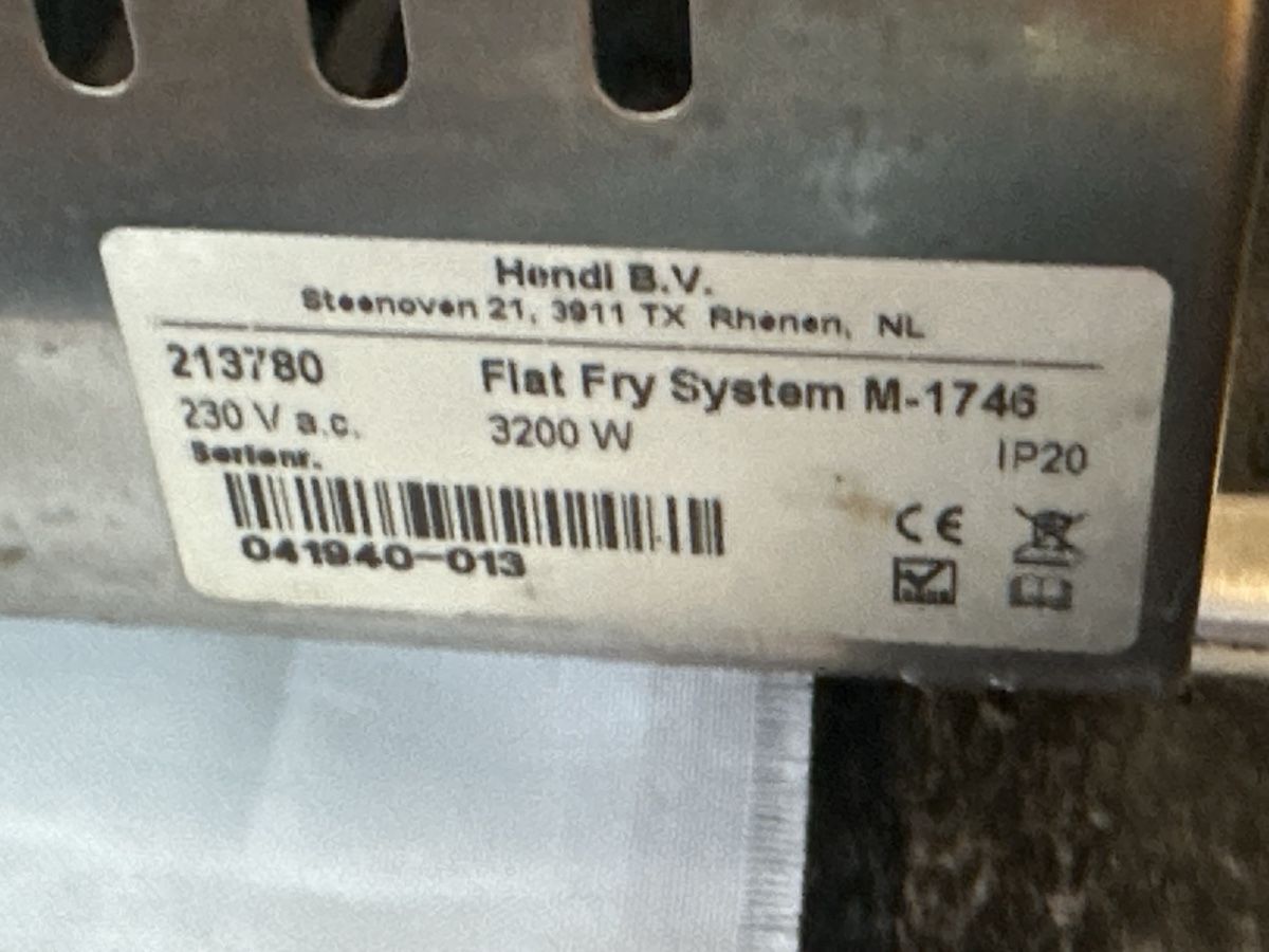 Griglie: HENDI Platten-Grill M-1746, Flat-Fry System, 3200W, gebrauch – Usato da Zürich venduto da Chaeffeler 7