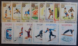 Albanien Lot mit guten Werten und Sätzen ** 1955/65 Lot VIII