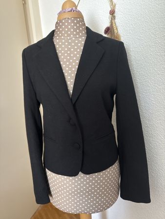 Veste courte noire avec poches, taille L