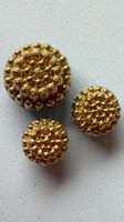 21Stk. goldene Vintage Knöpfe, verschiedene Grössen