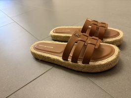 Sandaletten Tommy Hilfiger Leder braun Grösse 39 neu