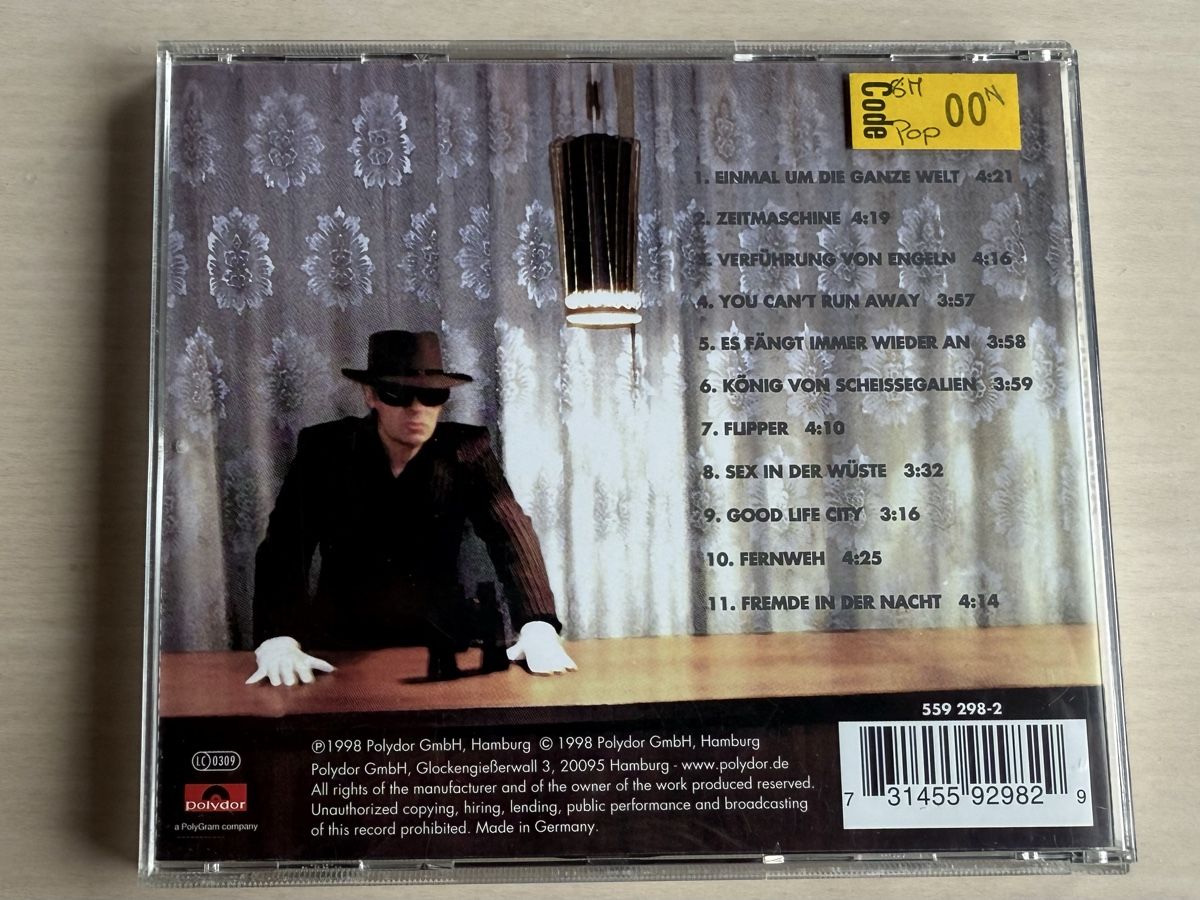 CD: Udo Lindenberg - Zeitmaschine CD – Usato da Oberried Brienz venduto da Chyara 1