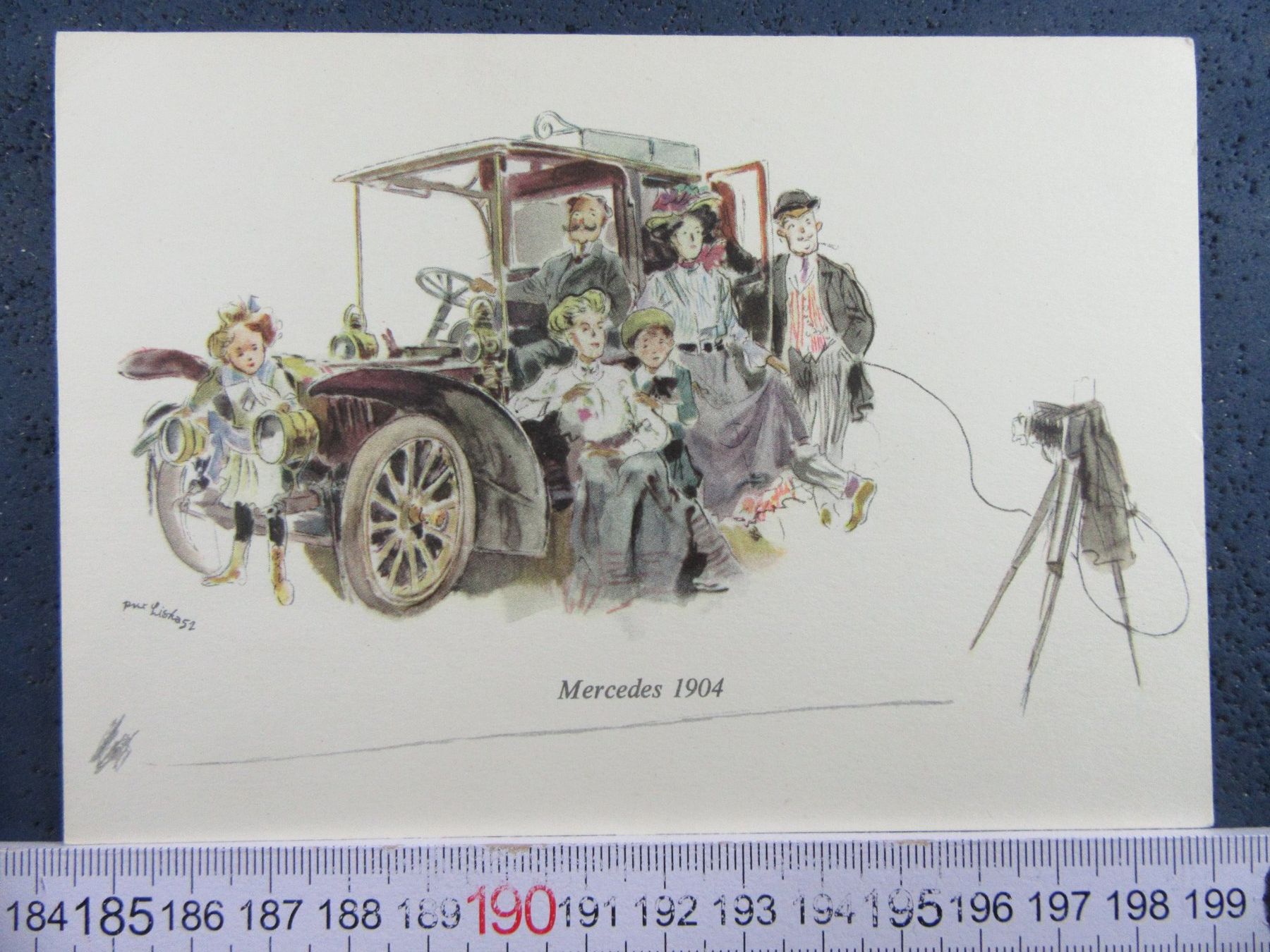 Ansichtskarten: AUTO AK OLDTIMER MERCEDES 1904 – Gebraucht aus Ettingen von Hausi4711