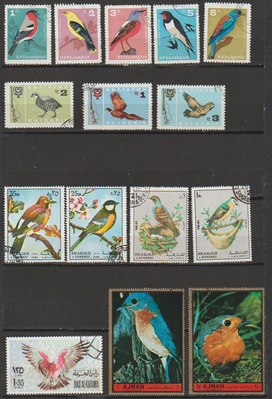 Alle Briefmarken: Oiseaux occasion – Gebraucht aus Crans-Montana von kira56