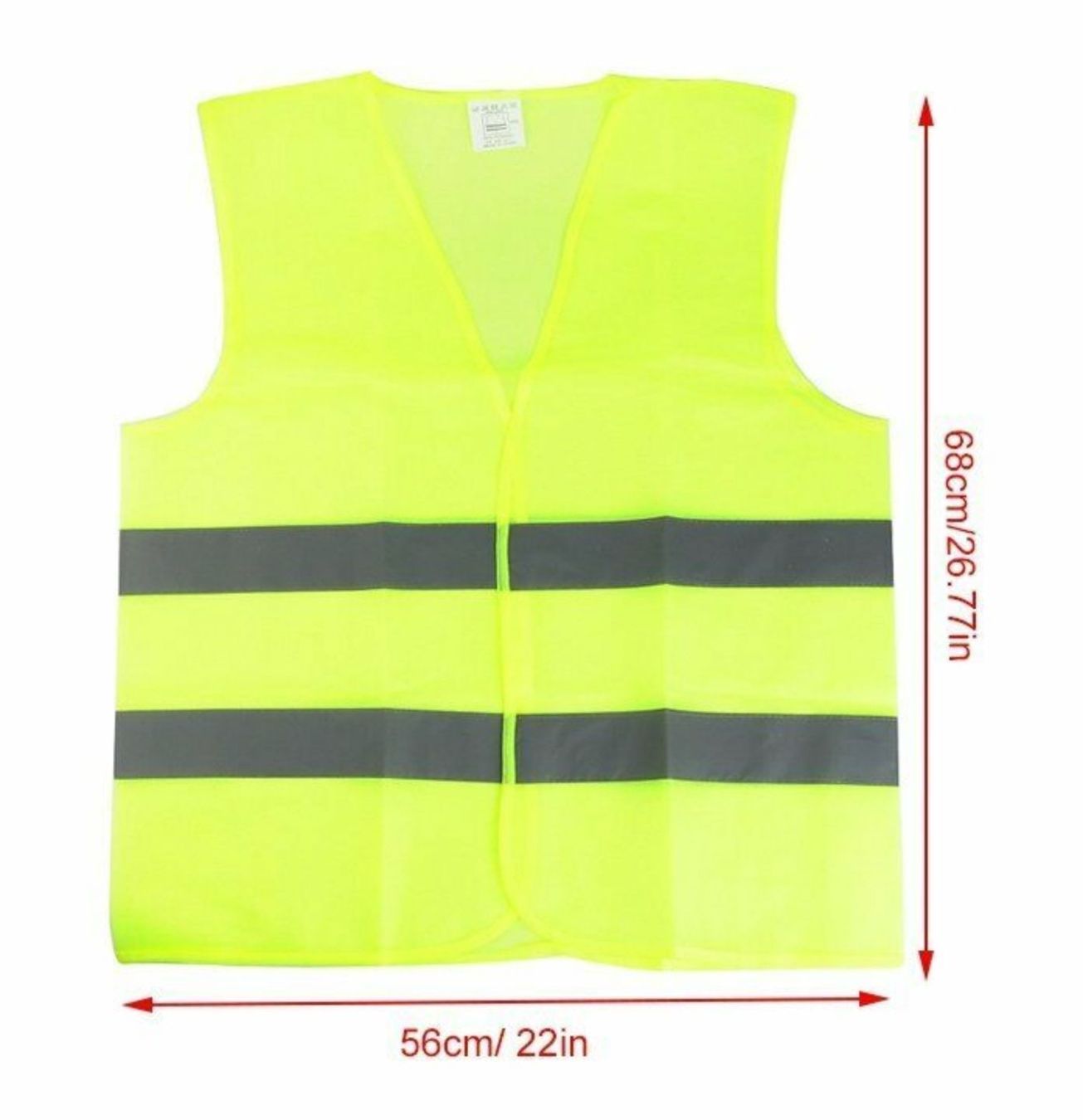 Gilet & Giacche: 10 stk Neongelb Warnwesten Unfallweste – Nuovo e nell'imballaggio originale da Bülach venduto da StoreInShop.com 6