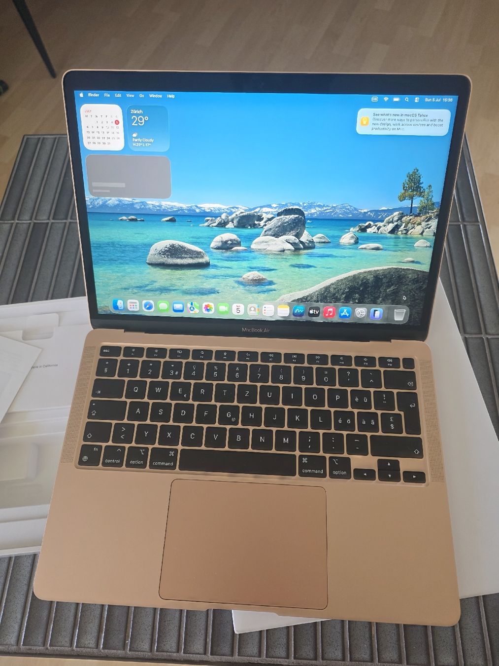 Apple Notebooks: Apple MacBook Air M1 TOP Zustand,  – Gebraucht aus Biberist von Volo28 4