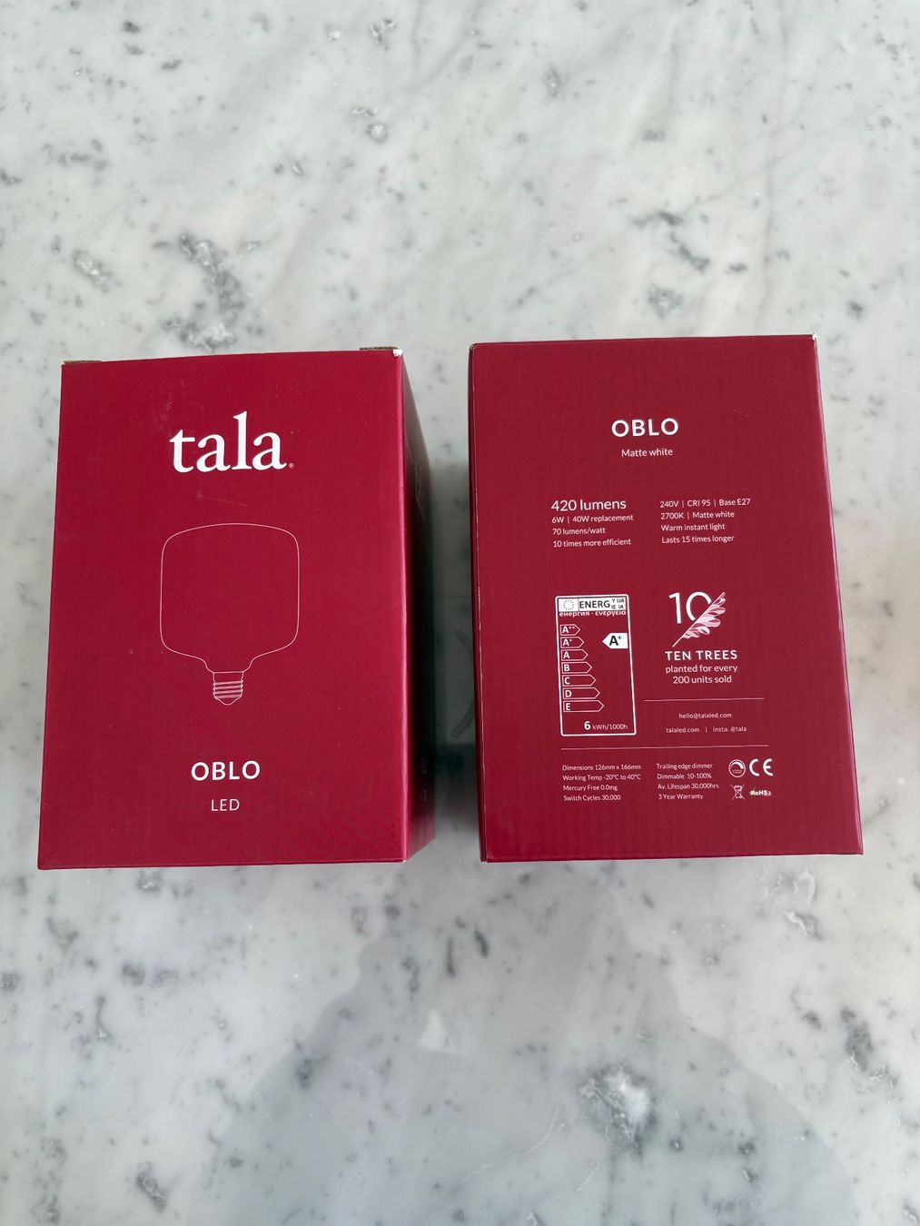 Lampen: Oblo Glühbirne von Tala – Neu und originalverpackt aus Zürich von ninarachella