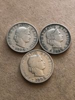 Lot mit 3 Stk. 20 Rp.  ( 1883/84/85 )