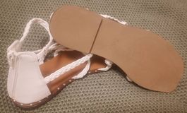 Damen-Sandalen Seaside, weiß, Größe 38 