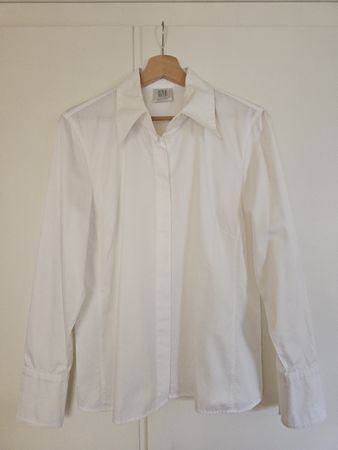 Damen Bluse Madeleine weiss Grösse 42 Baumwolle